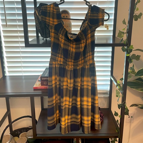 Plaid Preppy Skater Dress - Picture 1 of 2